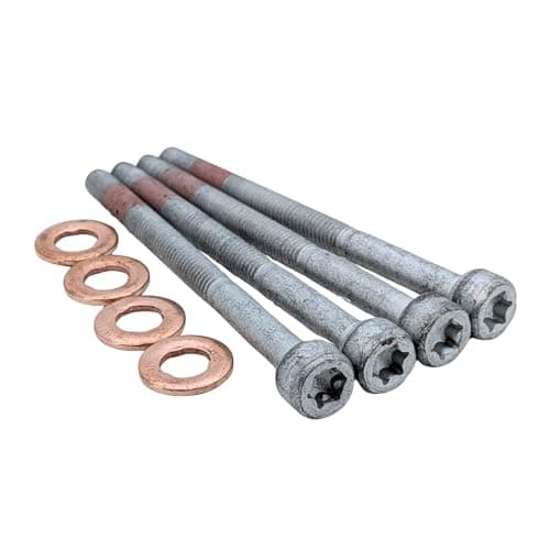 Image of 4pcs Diesel Injector Bolt & Washer Seal Kit For Mercedes Benz A B C E S Class CLK Sprinter Vito Viano A0009902907 A6110170060