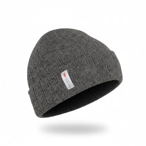 Image of GM Apparel Mens Thermal Beanie Hat | Thinsulate 3M Insulated- Warm Winter Outdoor Ski Cap for Cold Weather (UK, Alpha, One Size, Navy)