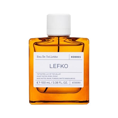 Image of Korres Lefko Eau de Toilette for Men Women Unisex Fragrance Floral Powdery Vegan 100ml