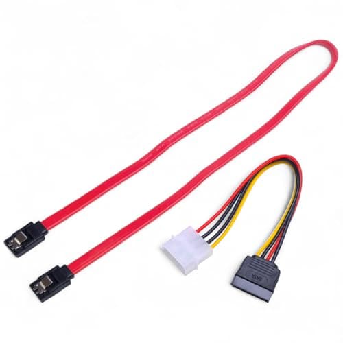 Image of AKORD 1 SATA Power Adapter Cable and 1 SATA Data Cable