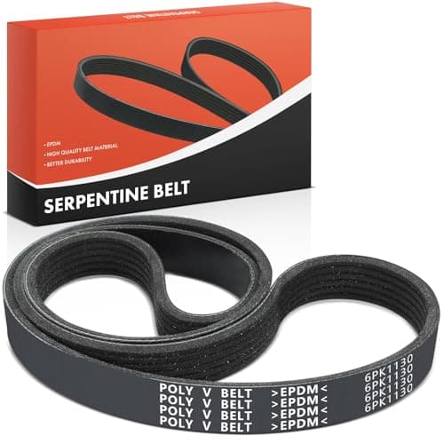 Image of Frankberg 1x Serpentine Belt Compatible with Golf Alltrack BA5 BV5 Golf VII Variant BA5 BV5 A-Class W176 A3 8V1 8VK A4 8W2 8WC A6 4G2 4GC Replace# 117203527R