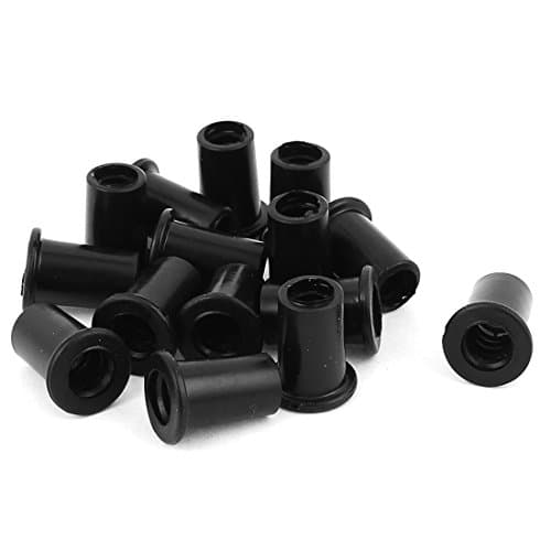 Image of sourcingmap 15Pcs Strain Relief Cord Boot Protector Cable Hose Black 20x11.5x7mm