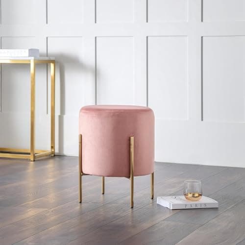 Image of Julian Bowen Harrogate Stool, Pink