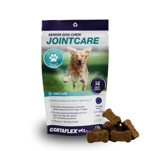Image of Cortaflex Senior Dog Chews (Contains 60 Chews) Supports Hip And Joint Mobility. Supplements For Dogs. Contains Chondroitin and Glucosamine. Dog Joint Support For Senior Dogs
