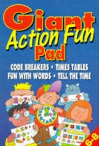 Image of Giant Action Fun Pad: Code Breakers, Times Tables, Fun with Words, Tell the Time