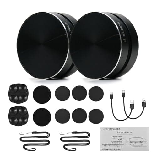 Image of Swokely Bone Conduction TWS Stereo Wireless Speaker Portable and Compact Mini Sound Box with Magnetic Adsorption Function BT Wireless Speaker