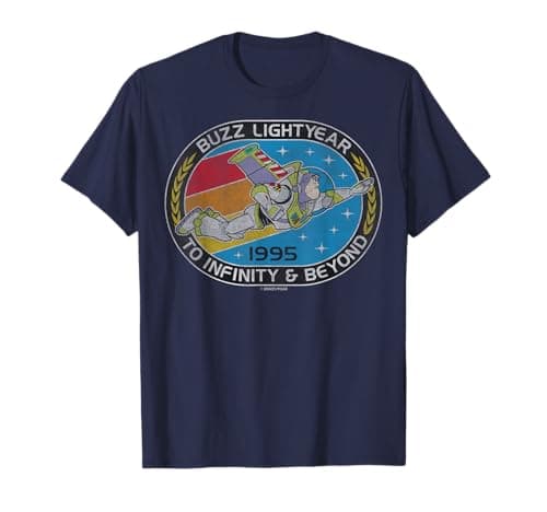 Image of Disney Pixar Toy Story Buzz Lightyear 1995 Logo T-Shirt
