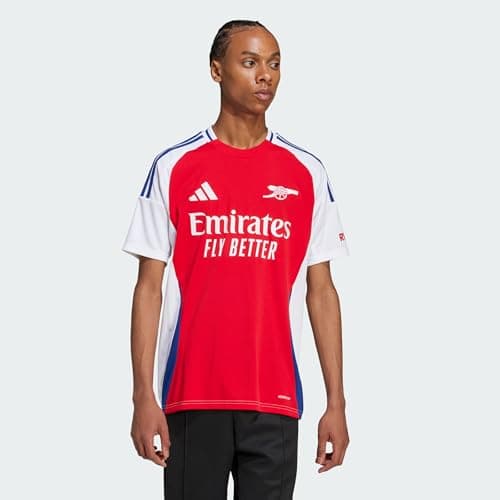 Image of adidas Arsenal 24/25 Home Jersey, Recycled Polyester, Red