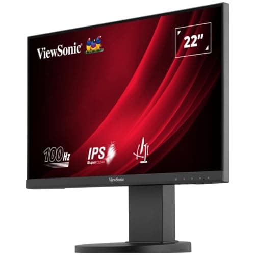Image of ViewSonic Vg Series Vg2208a Led Monitor 22 Inch With Usb Hub, 1920 X 1080, Full Hd Black, 100Hz, 5Ms, Hdmi, Displayport