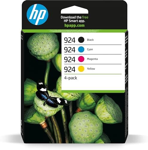 Image of HP 924 CMYK Original Ink Cartridge 4-Pack - Packaging May Vary