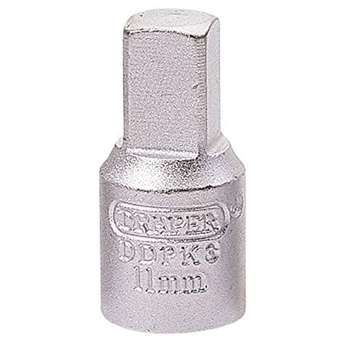 Image of Draper 38322 11mm Square 3/8 Square Drive Drain Plug Key , Blue