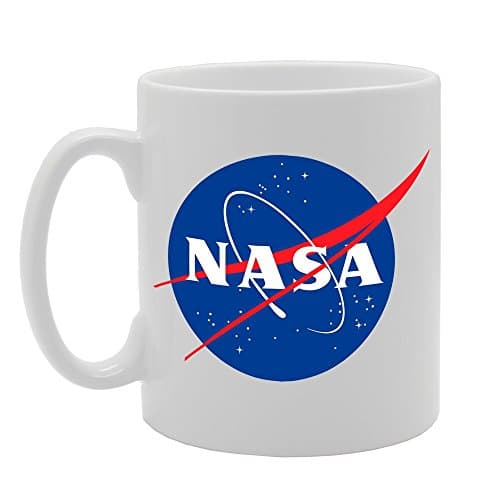 Image of Coralgraph Inc MG673 NASA Logo Novelty Gift Printed Tea Coffee Ceramic Mug