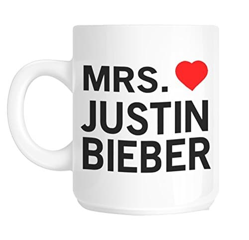 Image of Top Banana Mrs Justin Bieber - Funny 11oz Ceramic Mug