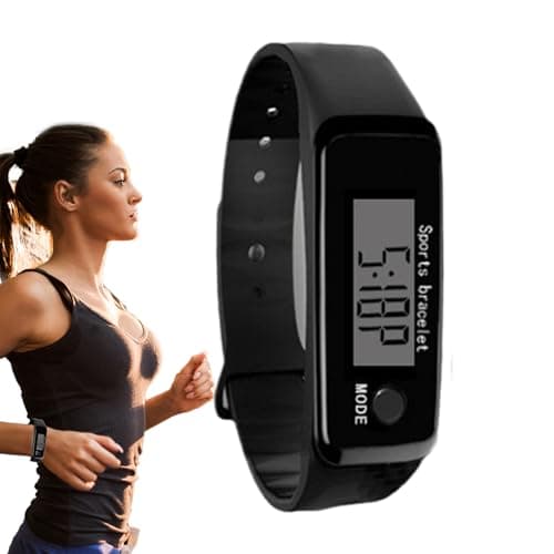 Image of Fitness Step Tracker - Activity Tracking Watch, Step Counter Watch | Tracker with Sleep Monitor Activity Tracker, Walking Distance Exercise Counter for Women Men Running