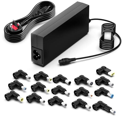 Image of 65W Universal Laptop Charger for HP Pavilion G6 G7 15 17, Dell Inspiron 15 17 3000 5000, Lenovo G50 IdeaPad 110 320, ASUS X540 X550, Acer Aspire E1 E5, 19V 3.42A AC Adapter 15 Tips (No USB-C)