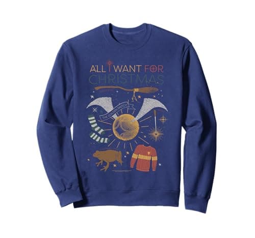 Image of Harry Potter All I Want For Christmas Sweatshirt