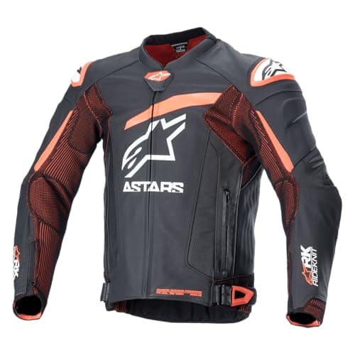 Image of Alpinestars GP Plus R V4 Rideknit Leather Jacket, Black/Red/White, 52