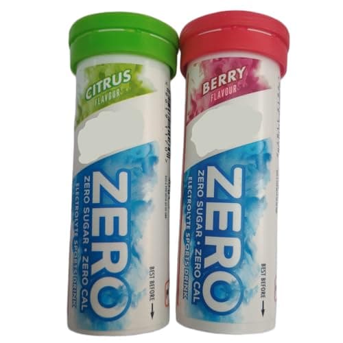 Image of High5 Zero Electrolyte Tablets Selection Set – Berry & Citrus Flavours (20 Tablets Total) – Sugar-Free Hydration Tablets with Vitamin C - Packed by Black Nore Gifts