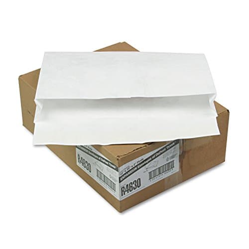 Image of Quality Park Tyvek Open Side Expansion Envelopes, 10 x 15, White, 100 per Carton (R4630)