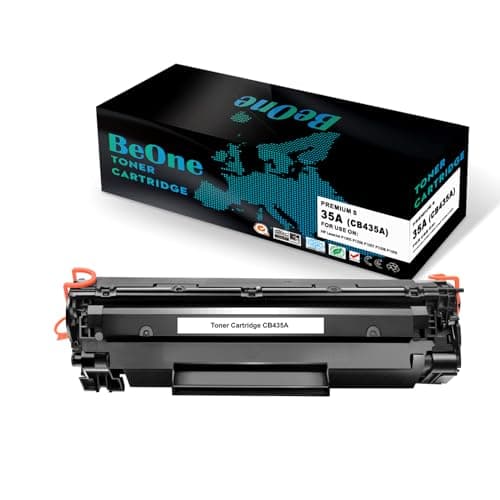 Image of BeOne Compatible for 35A CB435A Toner Cartridge Replacement Compatible for HP LaserJet P1005 P1006 P1007 P1008 P1009 Printer (1 Black)