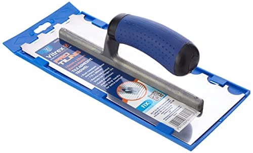 Image of Vitrex 10 2906 Prof Stainless Steel Adhesive Trowel 20mm