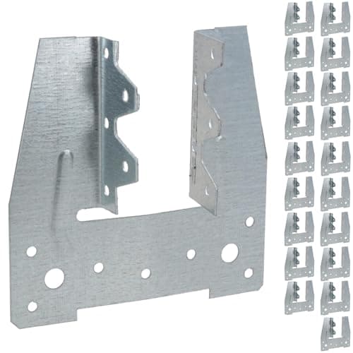 Image of 38mm Truss Clips Galvanised Brackets Fasteners Fixings Rafters to Wall Plates 20pc