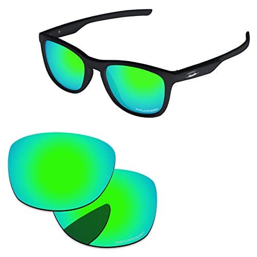 Image of PapaViva Replacement Lenses for Oakley Trillbe X OO9340 Sunglasses Frame Bluish Green - Polarized