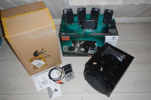 Image of Logitech Z5500 Digital PC Multimedia Home Theatre Speaker System - 505 Watt (Total)