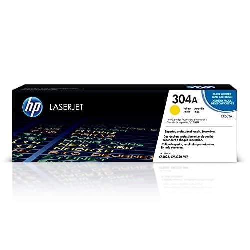 Image of HP CC532A 304A Original LaserJet Toner Cartridge, Yellow, Single Pack