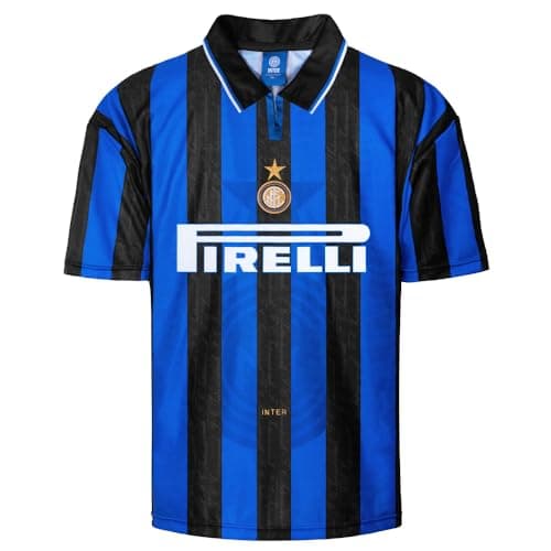 Image of Score Draw Internazionale 1996 Shirt Blue/Black Small Polyester