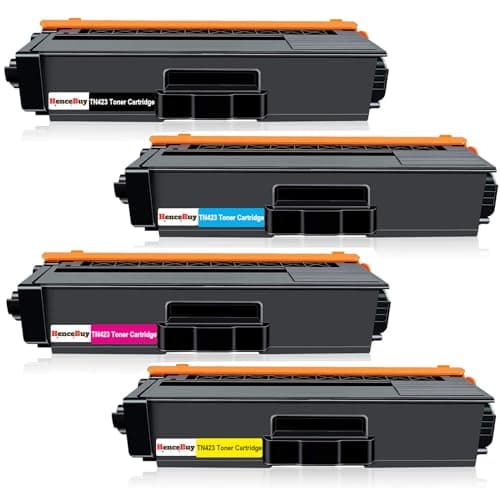 Image of HenceBuy TN423 TN421 Toner Cartridges for Brother TN-423 TN-421 Compatible for HL-L8260CDW HL-L8360CDW MFC-L8690CDW MFC-L8900CDW DCP-L8410CDW DCP-L8410CDN (Black Cyan Magenta Yellow, 4-Pack)