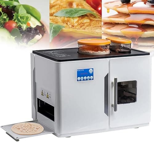 Image of GYQSSD Automatic Roti Maker, Electric Chapati Tortilla Pancake Flatbreads Pita Making Machine, One Key To Make 20 Pcs/One Time For Chapati, Flour Tortilla, Dosa, Tawa