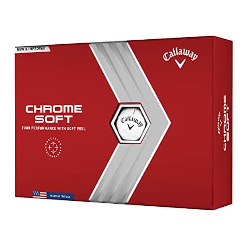 Image of Callaway Golf Chrome Soft Golf Balls (2022 edition), White, 12 Balls
