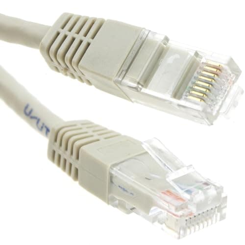 Image of kenable Network CAT6 Copper UTP Cable Gigabit Ethernet Patch Lead RJ45 Snagless Connectors 3m Grey