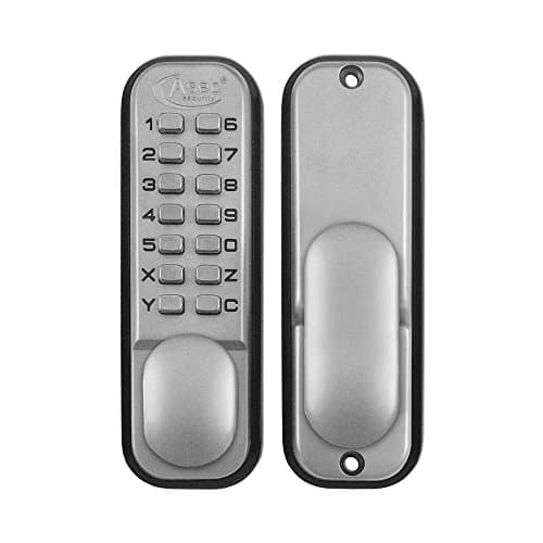 Image of Asec Keyless Digital Door Lock with Holdback - Satin Chrome