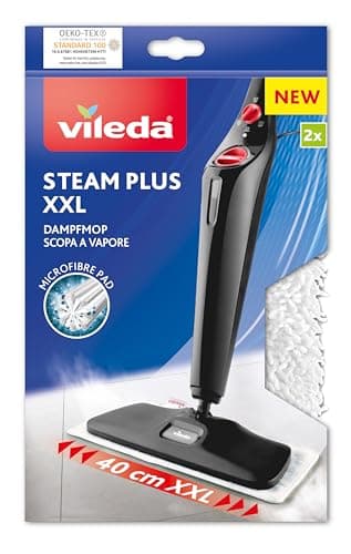 Image of Vileda 161717 Steam Mop Refill XXL Pack of 2 White