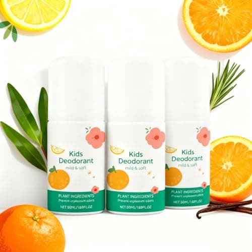 Image of Natural Deodorant, 50 ml Vanilla Citrus Roll On Perfume Deodorant, Portable Roll Fragrance Perfume Bottle, Body Deodorant, Skin Protect Dry Skin, Prevent Moisturising Skin Care (3)