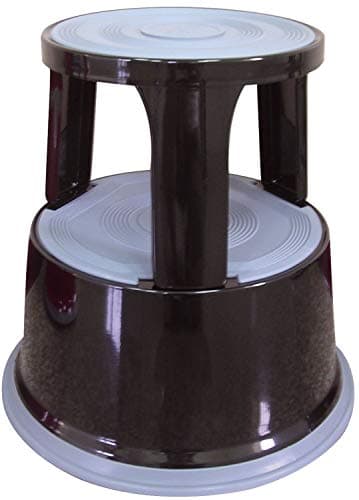 Image of Q-Connect Black Metal Step Stool KF04845