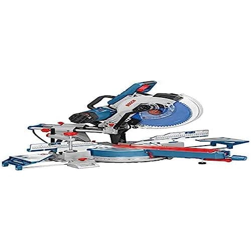 Image of Bosch Professional Sliding Mitre Saw GCM 12 SDE (240V, Cutting Capacity of 120 mm Vertical and 400 mm Horizontal)