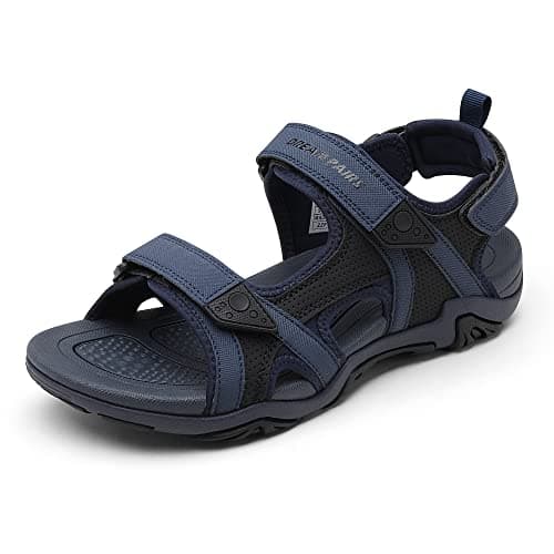 Image of DREAM PAIRS Men’s Sport Outdoor Sandals Casual Summer Athletic Beach Sandals,Size 10,Navy,SDSA228M
