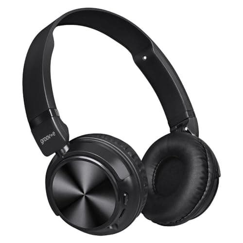 Image of Groove Pulse Wireless Bluetooth Stereo Headphones - Black Brand