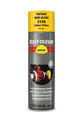 Image of Rustoleum 2149 Golden Yellow Ral 1004 Hard Hat Aerosol 500ml [Misc.]