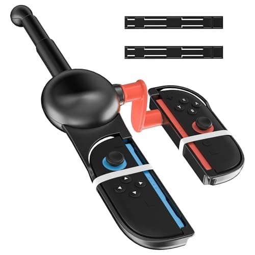 Image of RHOTALL Fishing Rod for Nintendo Switch/OLED/Switch 2,Fishing Games Handle Grip Controller Accessories Kit Compatible with Nintendo Switch joycon Bass Pro Shops: The Strike Championship Edition