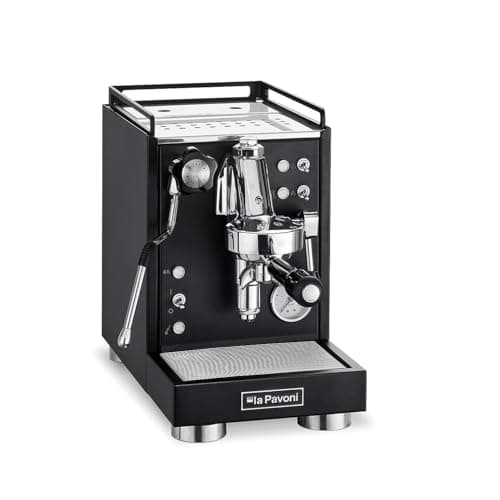 Image of La Pavoni LPSMCB01EU, Semi-Professional Coffee Machine Mini Cellini, Black mat