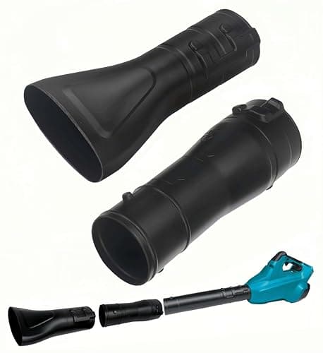 Image of 191L13-5 191B21-6 Blower Nozzle Adapter & 197889-6 Flat End Nozzle Attachment Kit for Makita Blower XBU02Z- Makita X2 36V Hand Held Blower & XBU03-18V Brushless Cordless Blower