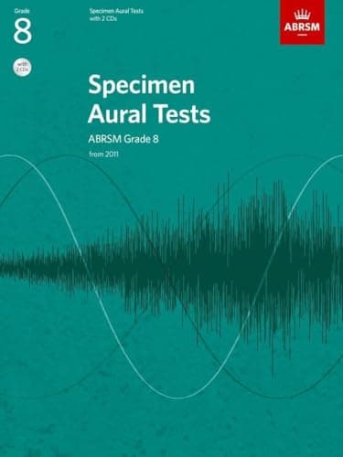 Image of Specimen Aural Tests, Grade 8 with 2 CDs: new edition from 2011 (Specimen Aural Tests (ABRSM))