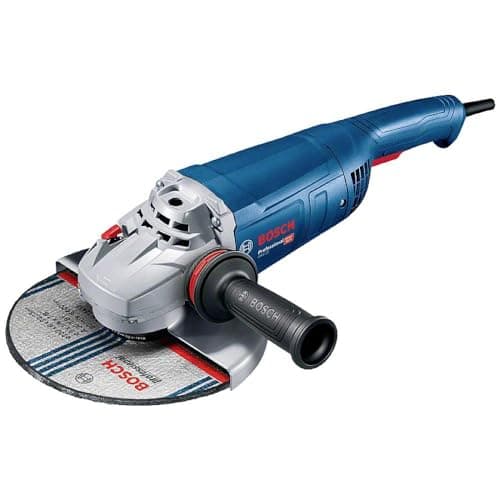 Image of Bosch Professional angle grinder GWS 22-230 P (2200 W, including anti-vibration auxiliary handle, backing flange, locking nut, protective guard, two-hole spanner, in carton)