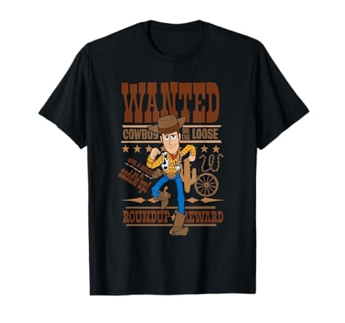 Image of Toy Story Wanted Cowboy On The Loose T-Shirt