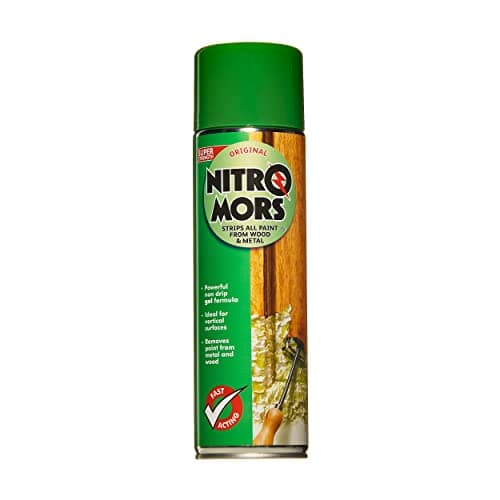 Image of Nitromors Original Aerosol Paint Stripper, Varnish & Lacquer Remover, for Wood, Metal & Concrete, 500 ml