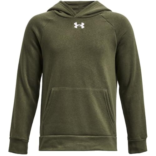 Image of Under Armour Boys Logo OTH Hoodie Hoody Top Marine 13 Years